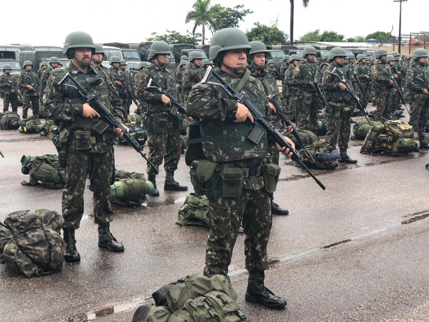 Exército envia 5 mil soldados para proteger fronteira de Rondônia